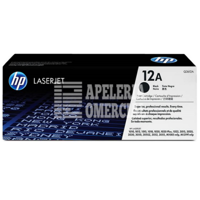 HP-Q2612A TONER P/IMPRESORA LASER 1010/1020 HP 12A